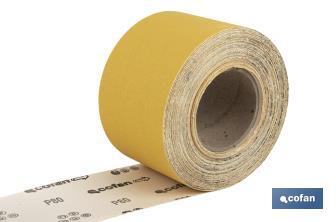 Rollo Lija Papel "Amarillo" - Cofan