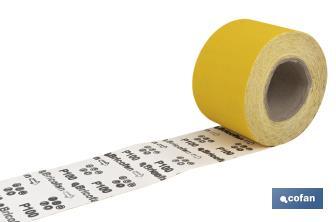 Roll of abrasive paper "Yellow" - Cofan