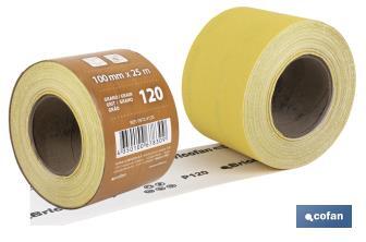 Rollo Lija Papel "Amarillo" - Cofan