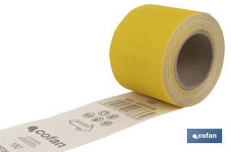Rollo Lija Papel "Amarillo" - Cofan