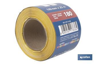 Roll of abrasive paper "Yellow" - Cofan