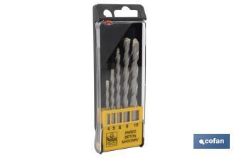 Concrete twist drill sets - Cofan