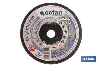 Discos Extrafinos para Acero INOX - Cofan