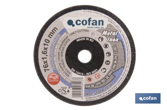 Discos Extrafinos para Acero INOX - Cofan