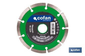 Universal base diamond discs "general construction" - Cofan