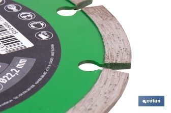 Universal base diamond discs "general construction" - Cofan