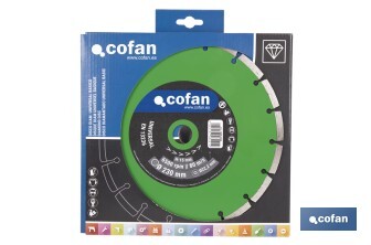 Universal base diamond discs "general construction" - Cofan