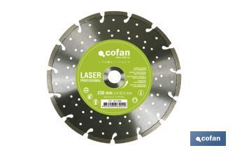 Professional diamond discs "long life" - Cofan