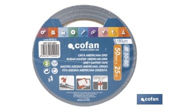 Grey gaffer tape - Cofan