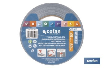 Grey gaffer tape - Cofan