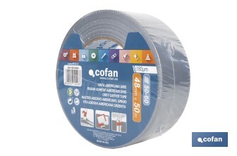Grey gaffer tape - Cofan