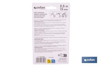 Vulcanizalbe tape 2.5m - Cofan