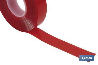 Heavy-duty double-sided tape | Available with three different sizes - Cofan