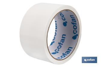 Cofan Duct tape 180 microns | White | Different sizes - Cofan