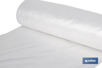Rollo de polietileno cubretodo | Ideal para proteger de forma rápida y resistente - Cofan