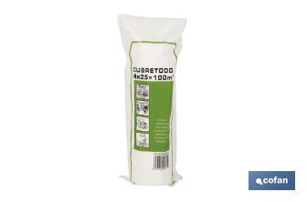 Rollo de polietileno cubretodo | Ideal para proteger de forma rápida y resistente - Cofan