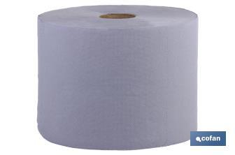 Bobina industrial | Papel ecológico | Pack de 2 Rollos | Peso rollo 3 kilos 250 metros - Cofan