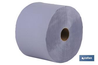 Bobina industrial | Papel ecológico | Pack de 2 Rollos | Peso rollo 3 kilos 250 metros - Cofan