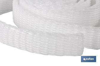 Rollo de malla tubular de espuma elástica | Protege y asegura objetos frágiles | Se amolda y adapta - Cofan