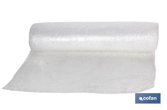 Rollo de polietileno de Burbuja | Máxima protección para tus pertenencias | Medidas de 0,8 x 10 metros - Cofan