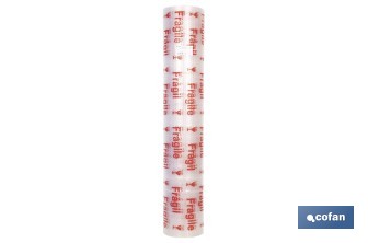 Rollo de plástico de burbuja | Ideal para mudanzas, embalajes y envíos | 40 g/m2 | Dos medidas diferentes| Protección para objetos delicados - Cofan