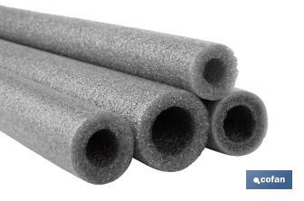 Pipe insulation foam | Available in different diameters | Pack of 15 pieces or in single units - Cofan