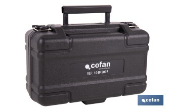 Nivel láser autonivelante de líneas cruzadas 3 x 360° | Modo automático y manual | Alta precisión | Incluye base magnética y maletín - Cofan