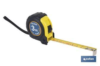 Rubber covered measuring tape - Cofan