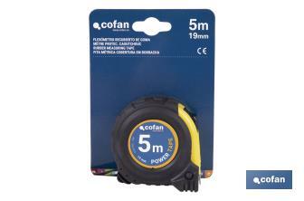 Flexómetro Recubierto de Goma - Cofan