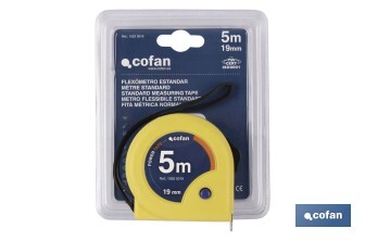 Flexómetros Estándar | Diferentes medidas | Color: amarillo - Cofan