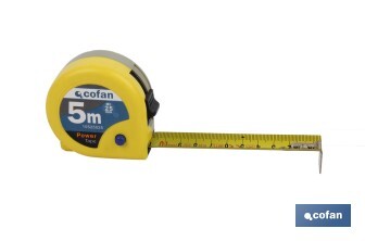 Flexómetros Estándar | Diferentes medidas | Color: amarillo - Cofan