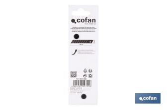 Recambio de cuchillas para cúter profesional | Hojas negras con afilado láser | Pack de 10 cuchillas SK2 | Disponible en 3 medidas - Cofan
