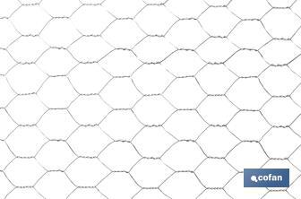 Galvanised hexagonal wire netting - Cofan