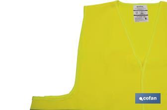 Gilet réfléchissant | Couleur jaune | Taille XXL | EN ISO 20471 | Catégorie III - Cofan