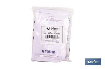 Cuerda de seguridad para Arnés | Medida en 1,5 m | Ø 12 mm | Con Hebillas y Guardacabos - Cofan