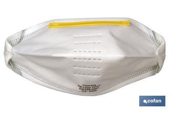 Mascarilla FFP1D | No Reutilizable | Eficiencia de Filtración superior al 90% | Pack de 20 o Unitaria - Cofan