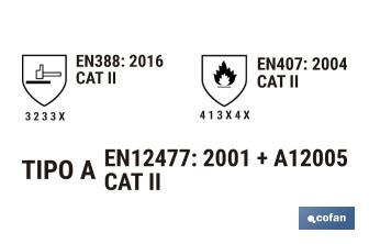 Guanti da saldatore con fibre lunghe | Interno imbottito | Per lavori di saldatura e lavori meccanici | Resistenti e durevoli - Cofan