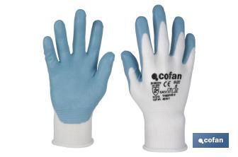 Impregnated gloves for food use | Seamless gloves | Safety and comfort | With nitrile coating - Cofan