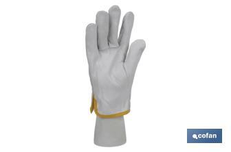 Gants style conducteur en cuir de chèvre | Parfaite adaptation et excellent toucher | Ils protègent et préservent les mains - Cofan