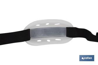 Elastic chin strap | Compatible with safety helmets | Fastening - Cofan