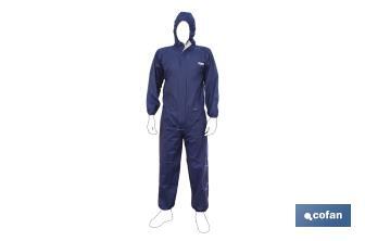 Disposable coveralls | Available in blue or white | Available in various sizes | New non-woven fabric - Cofan