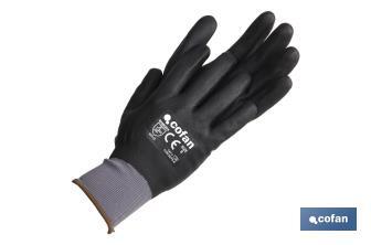 100% nitrile-coated gloves | Ideal for automotive, construction industries and oil handling | Comfortable and safe gloves - Cofan