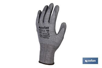 Gants anti-coupure imprégnés | Sécurité et protection | Idéaux contre les coupures - Cofan