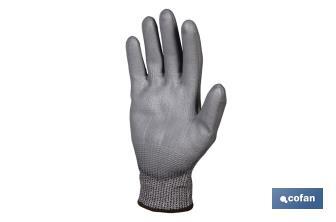 Gants anti-coupure imprégnés | Sécurité et protection | Idéaux contre les coupures - Cofan