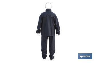 Rain Suit | PVC & Polyurethane | Several Colours | With two pockets and hidden hook in the neck - Cofan