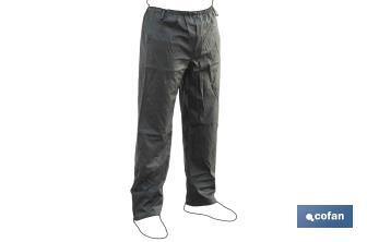 Waterproof Trousers | Green | PU & PVC | Hard-Wearing, Flexible & Comfortable - Cofan