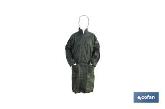 Raincoat | Green | Polyester & PVC | Heat-Sealed Seams - Cofan