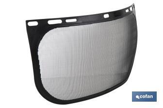 Pantalla con Protección de Rejilla | Medida de la pantalla 310 x 200 mm | Protección facial para diversos trabajos - Cofan