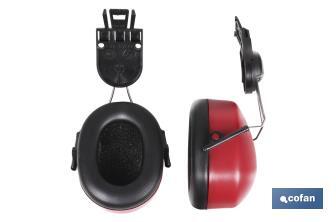 Orejeras para casco  | Orejeras con reducción de ruido | Adecuado para cascos de seguridad - Cofan