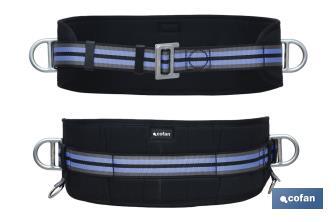 Work positioning belt | Supports a maximum weight of 140kg | Perfect for works which require extra safety - Cofan